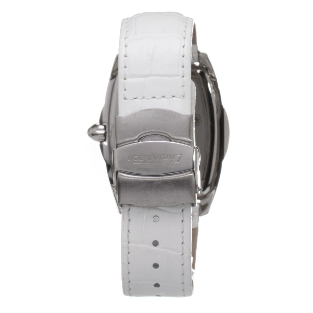 White Leather Watch - ventzia