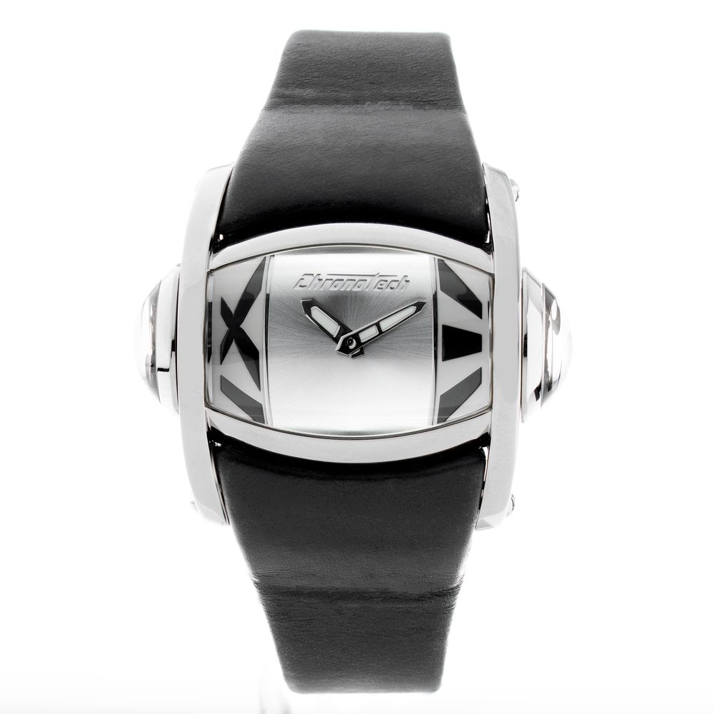Black Leather Watch - ventzia