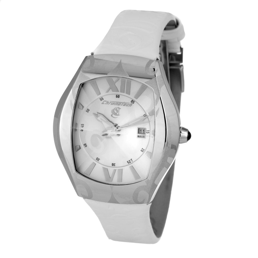 White Leather Watch - ventzia