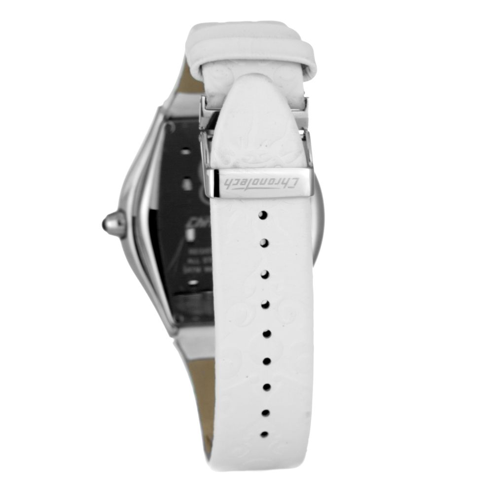 White Leather Watch - ventzia