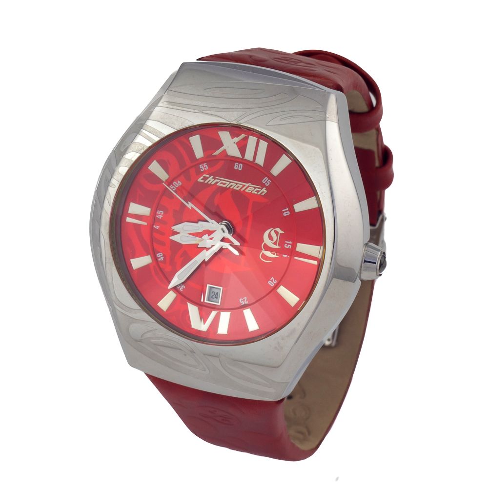 Red Leather Watch - ventzia