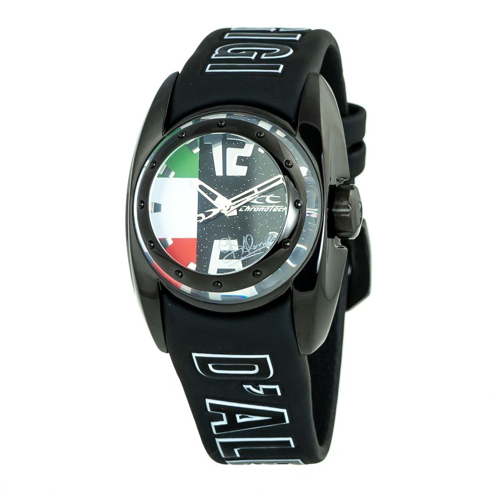 Black Rubber Watch - ventzia