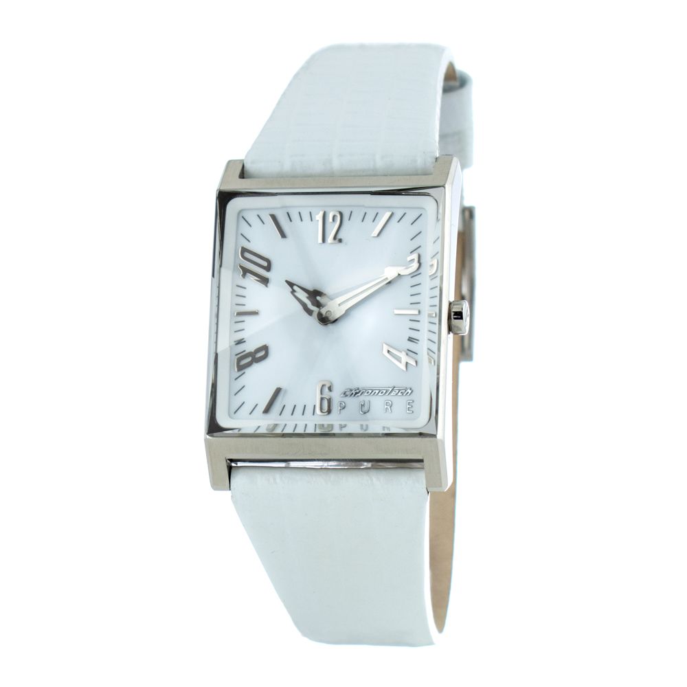 White Leather Watch - ventzia