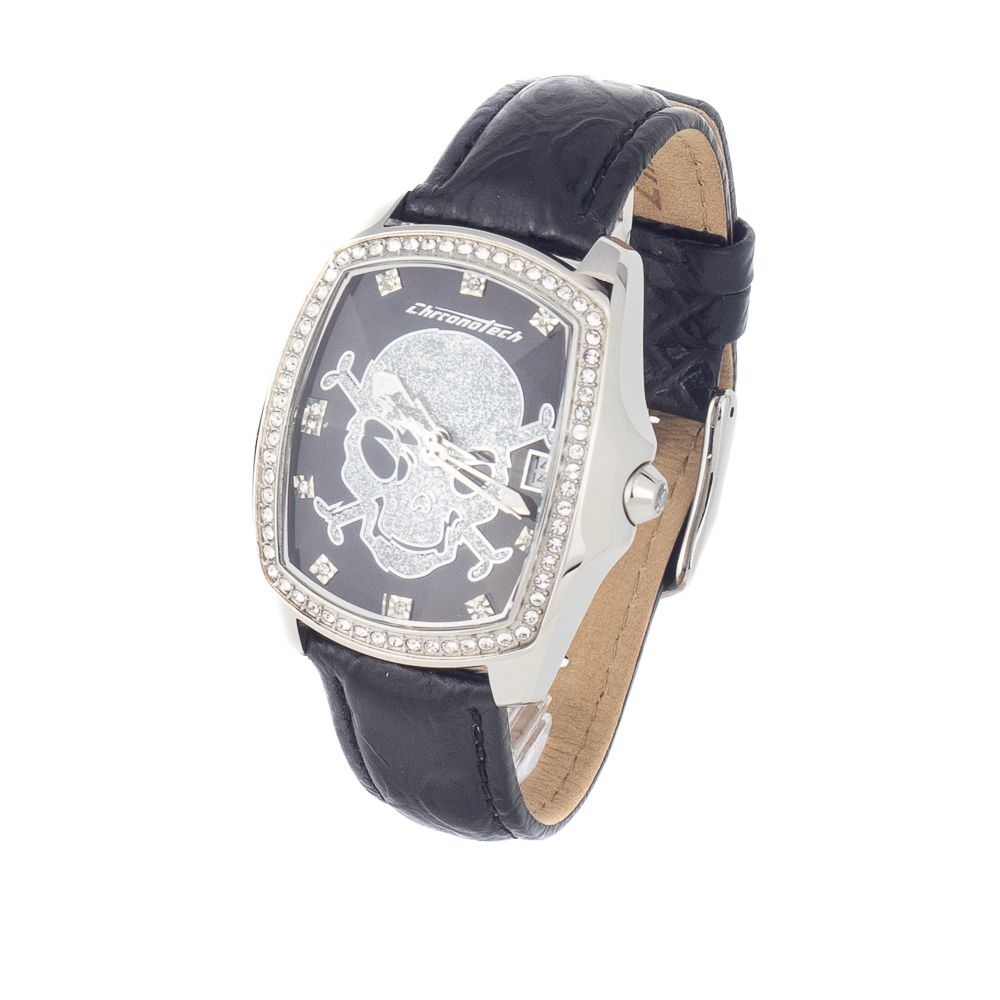 Black Leather Watch - ventzia