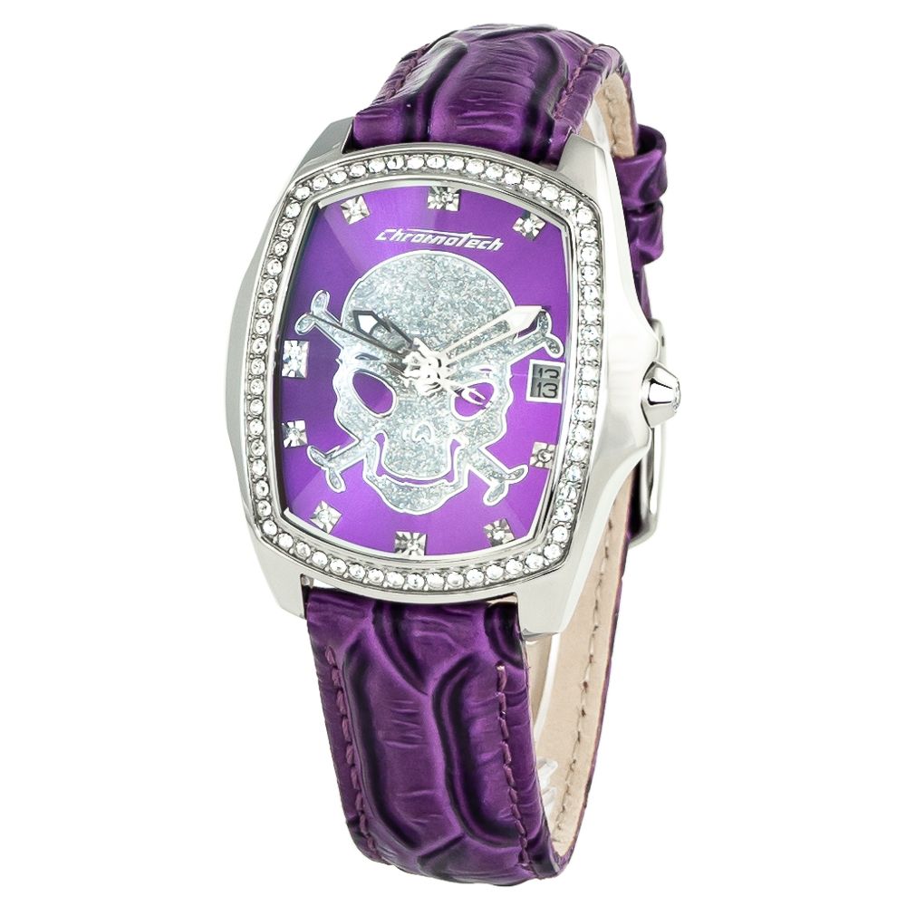 Purple Leather Watch - ventzia
