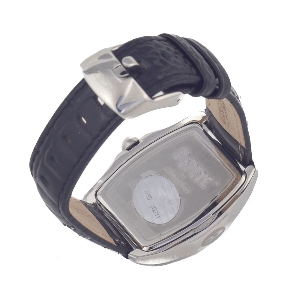 Black Leather Watch - ventzia