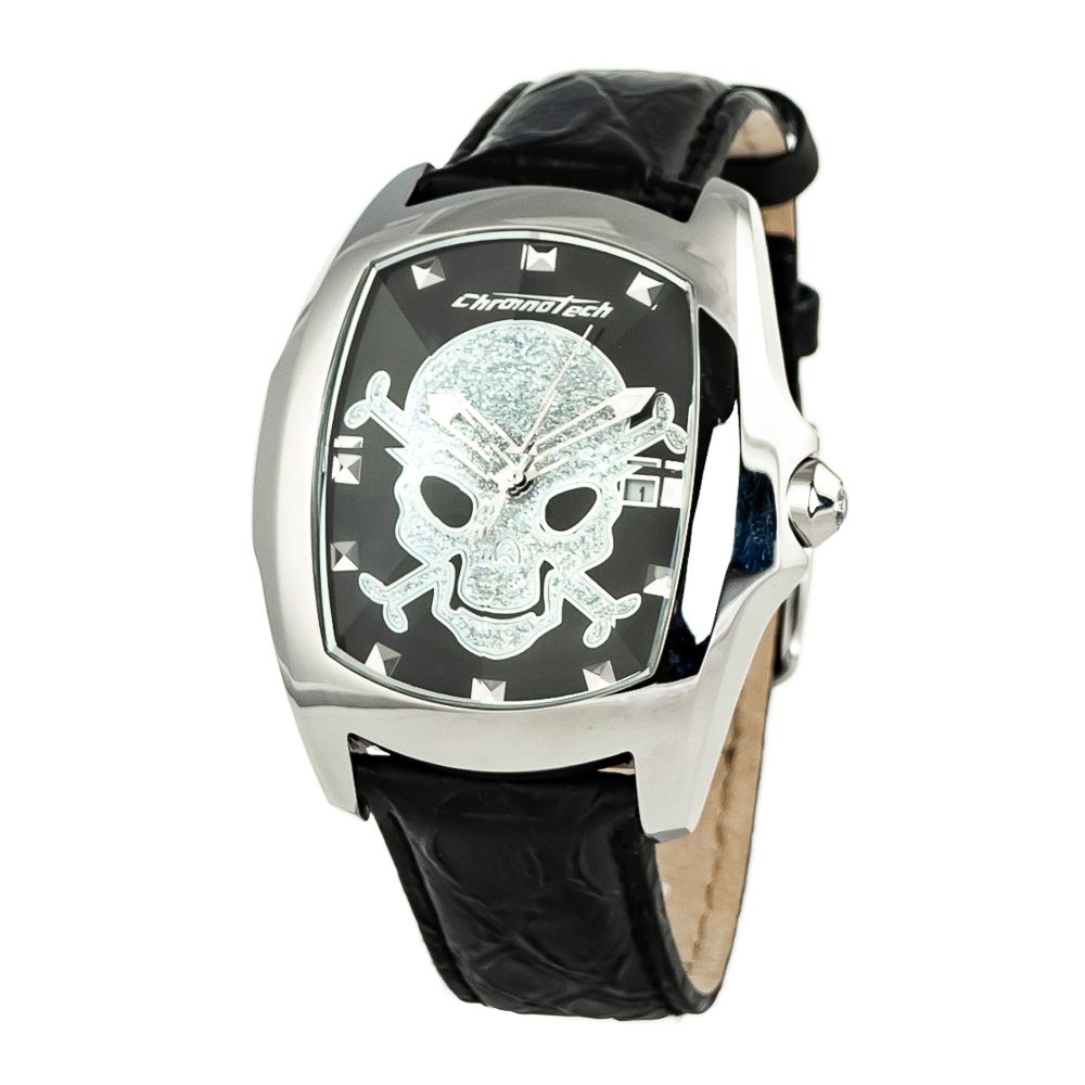 Black Leather Watch - ventzia