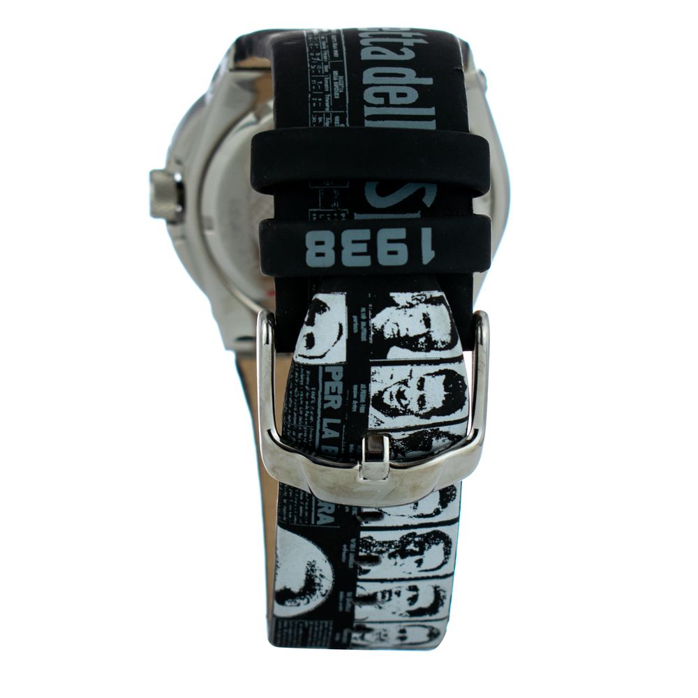 Black Leather Watch - ventzia