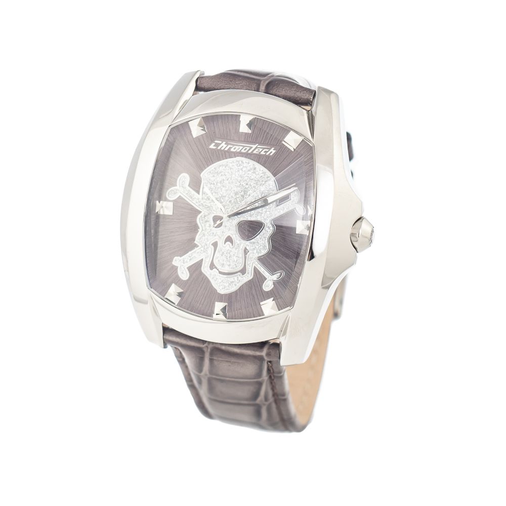 Gray Leather Watch - ventzia