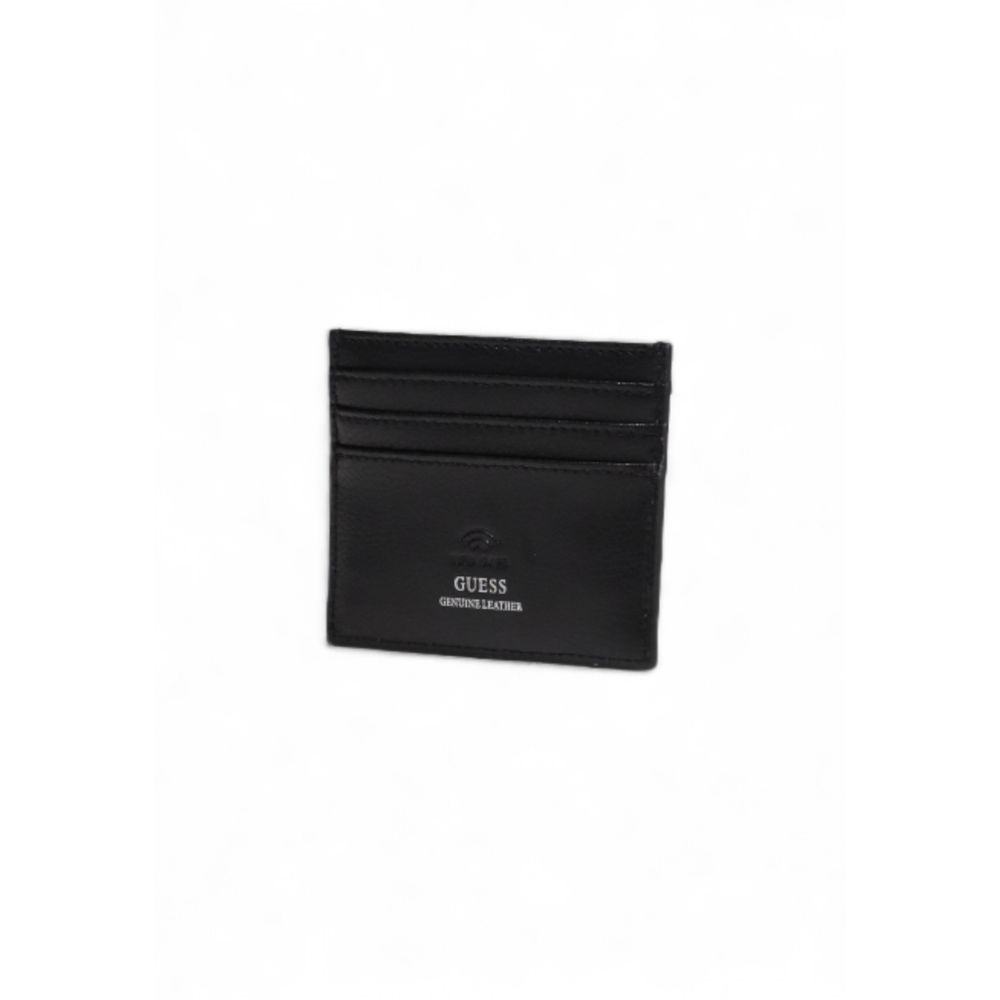 Black Leather Cardholder - ventzia