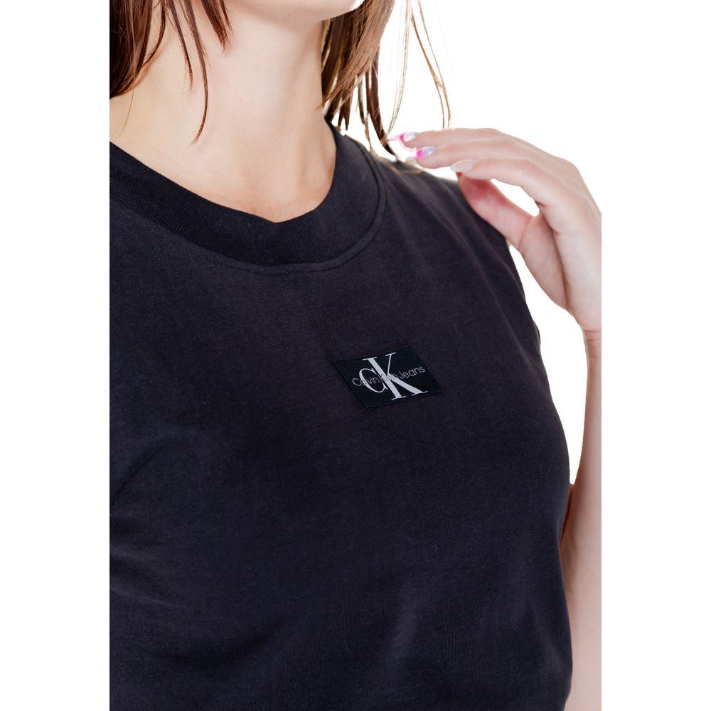 Black Cotton T-Shirt - ventzia