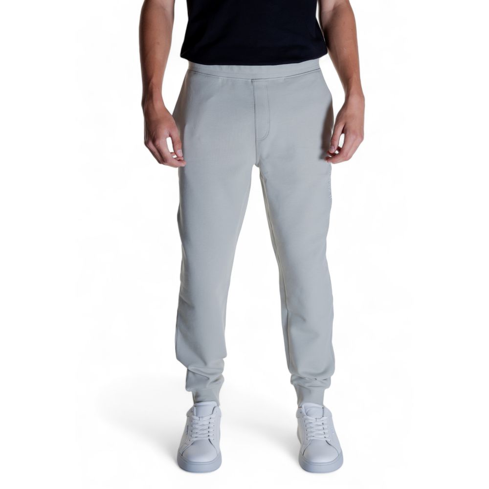 Gray Cotton Joggers Workout Pant