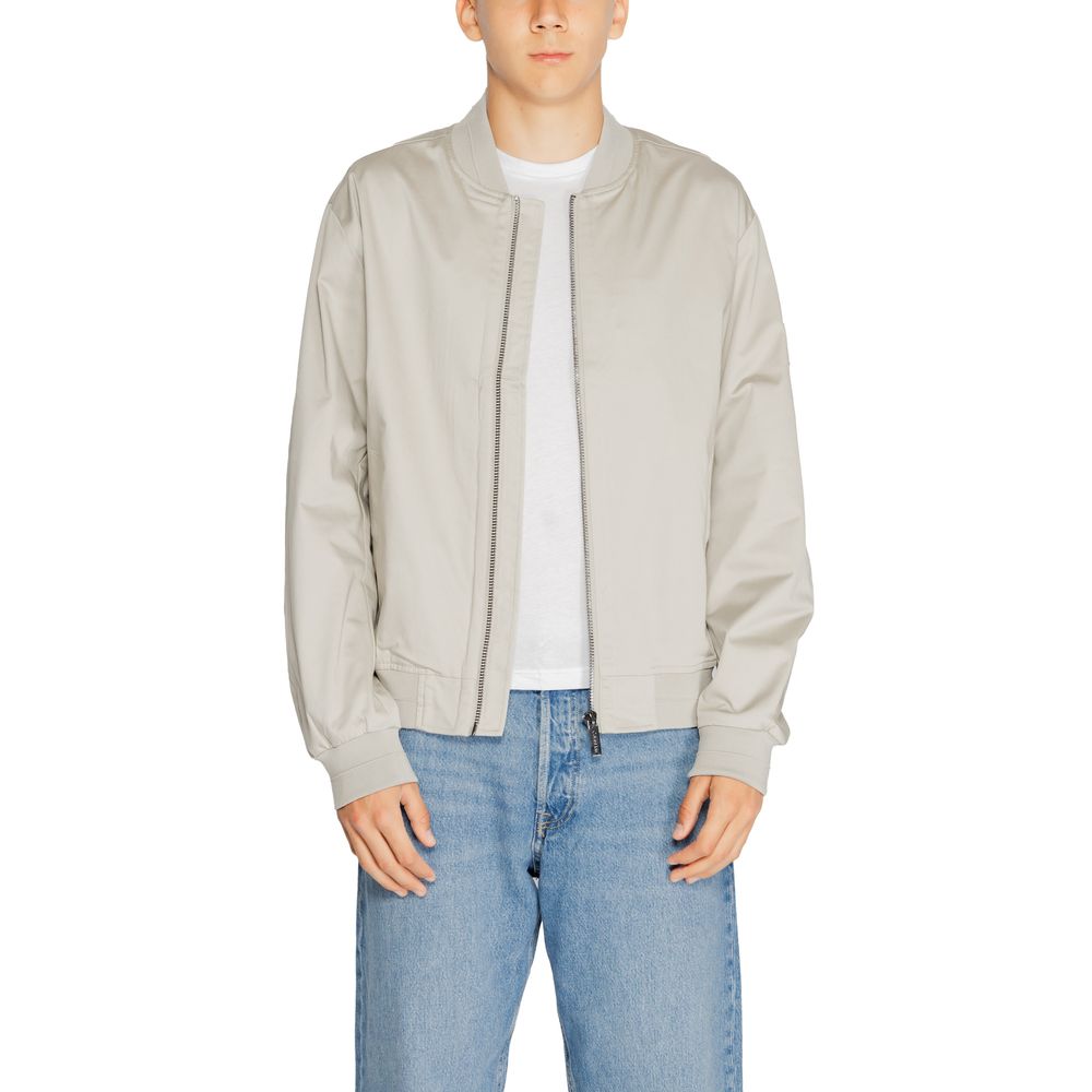 Gray Organic Cotton Jackets & Coat - ventzia