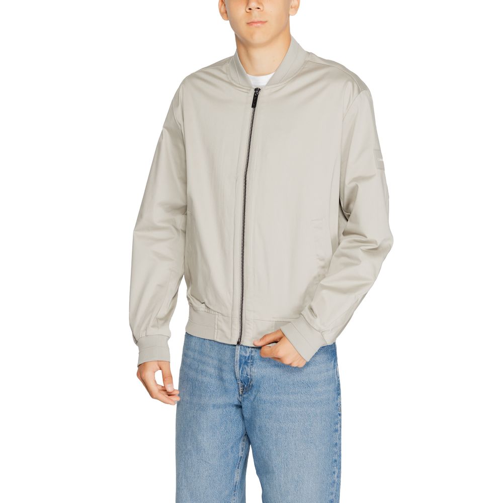 Gray Organic Cotton Jackets & Coat - ventzia