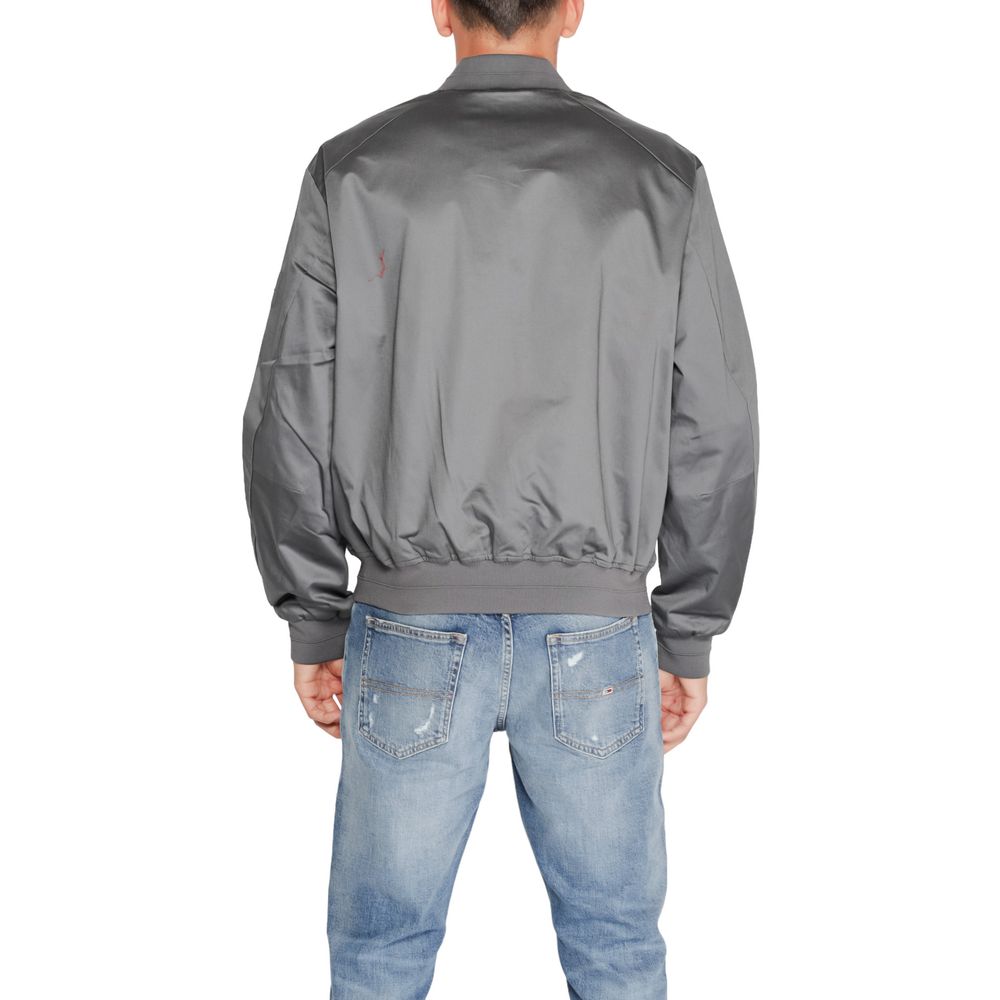 Gray Organic Cotton Jackets & Coat