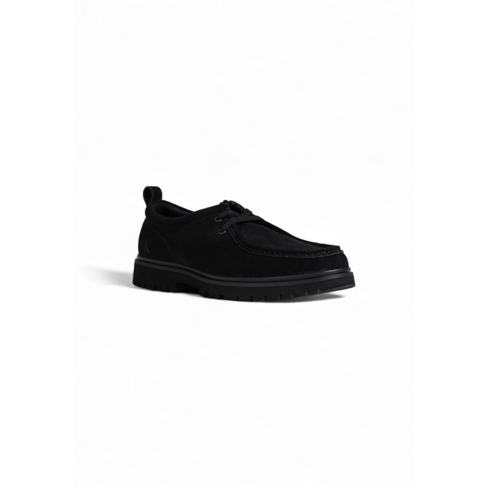 Black Suede Leather Oxfords And Derby - ventzia