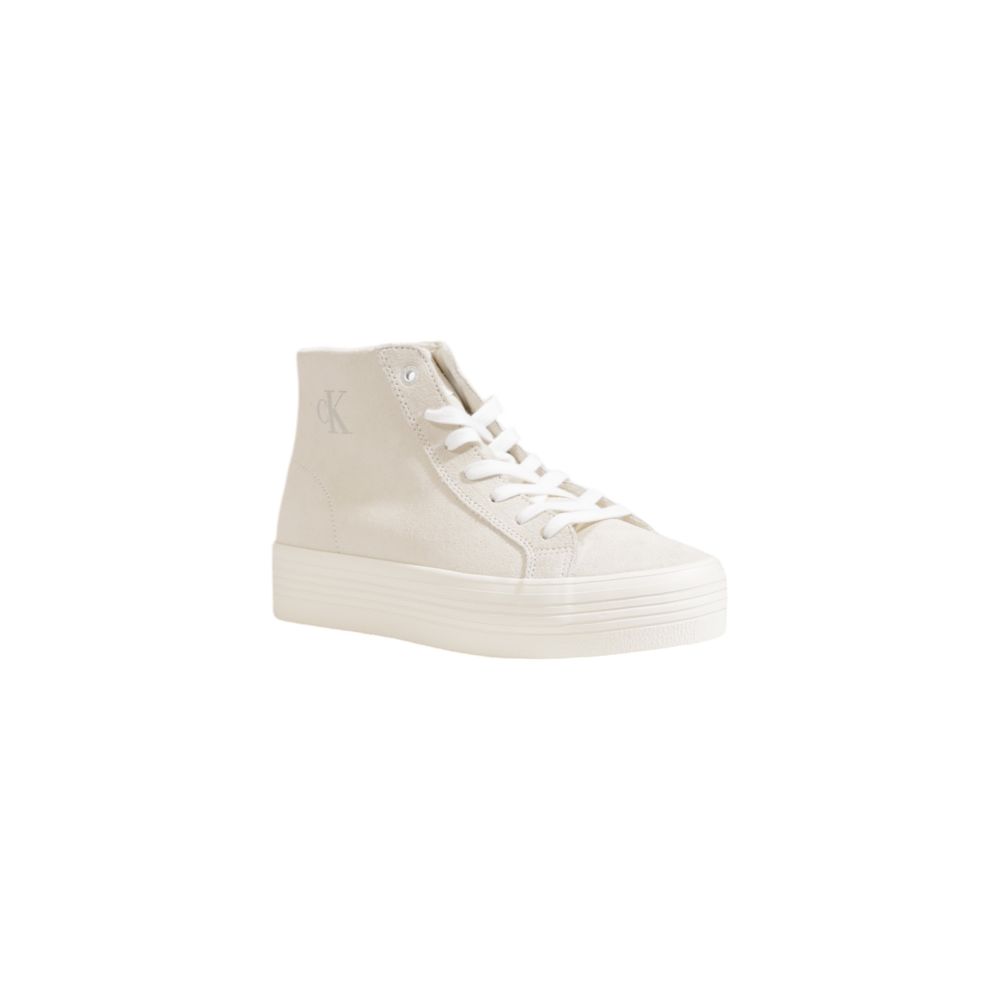 Beige Suede Leather Sneaker - ventzia
