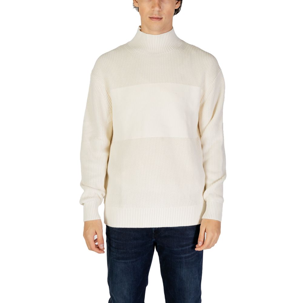 Cream Cotton Sweater - ventzia