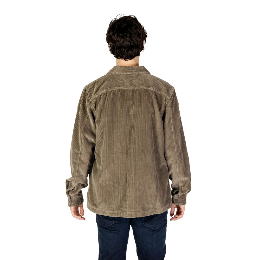 Gray Cotton Shirt - ventzia