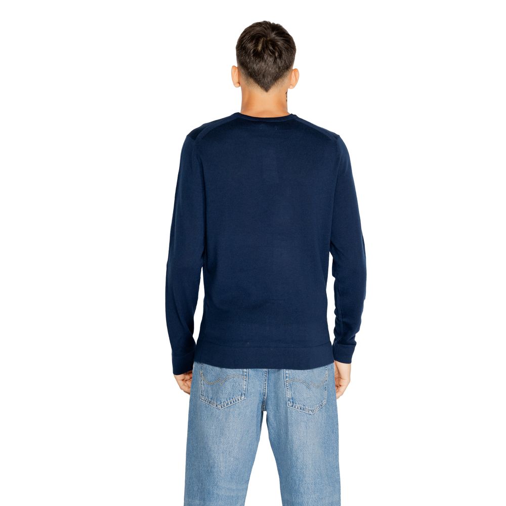 Blue Recycled Wool Sportswear - ventzia