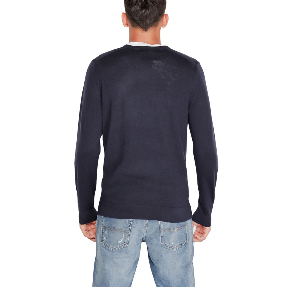 Blue Recycled Wool Sportswear - ventzia