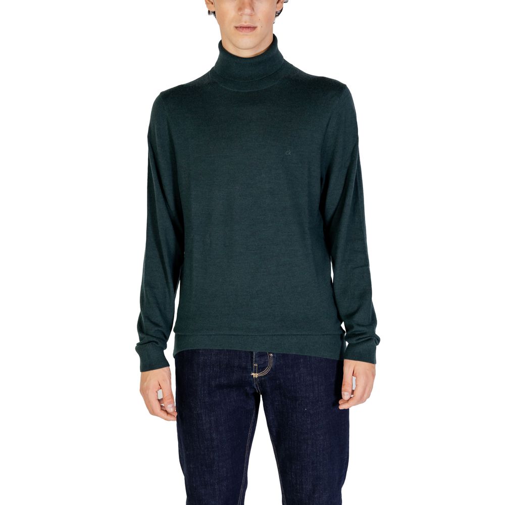 Green Wool Turtleneck - ventzia