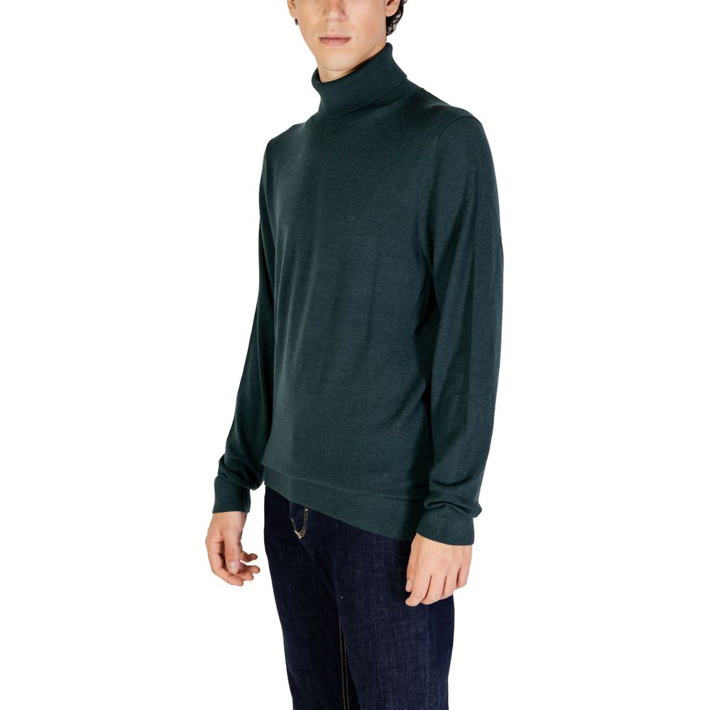 Green Wool Turtleneck - ventzia