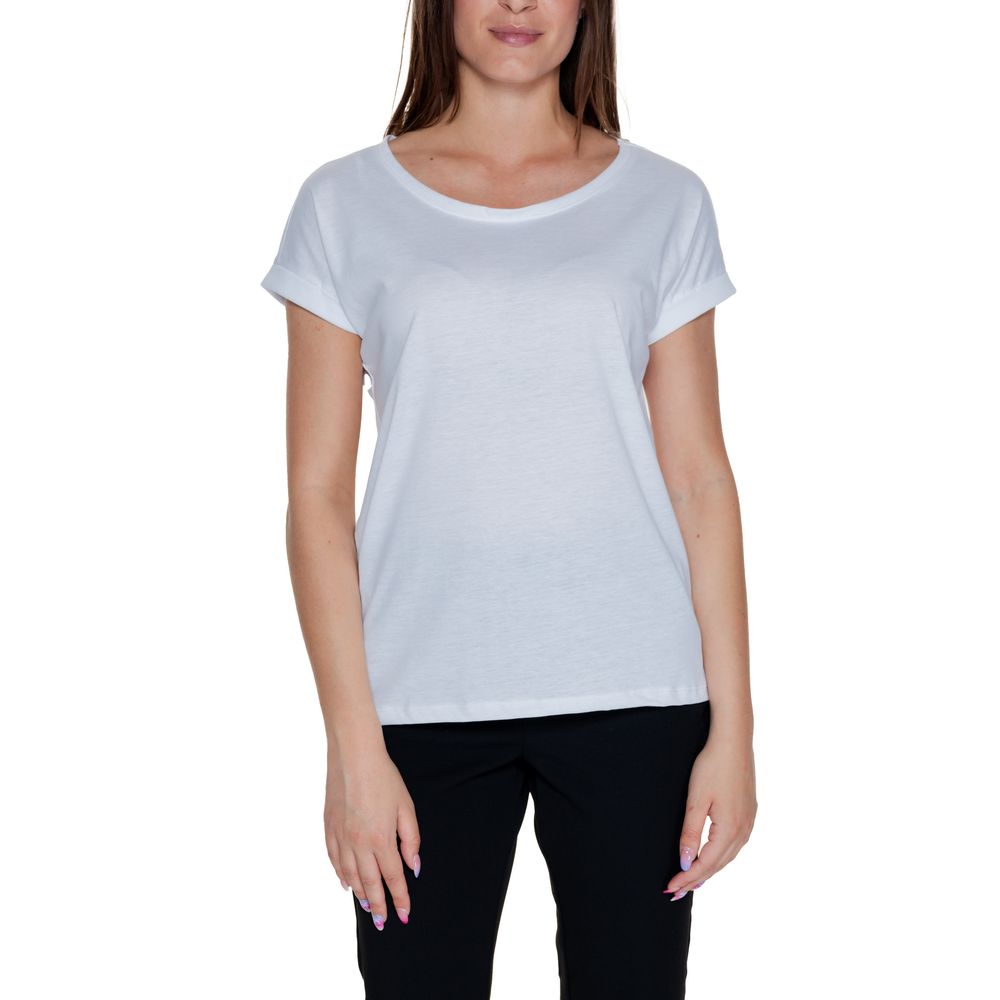 White Cotton T-Shirt - ventzia