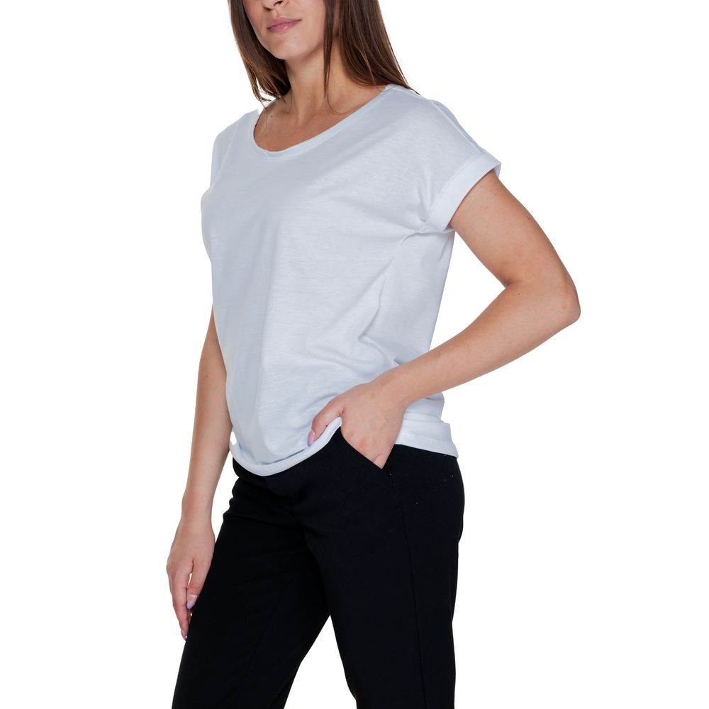 White Cotton T-Shirt - ventzia