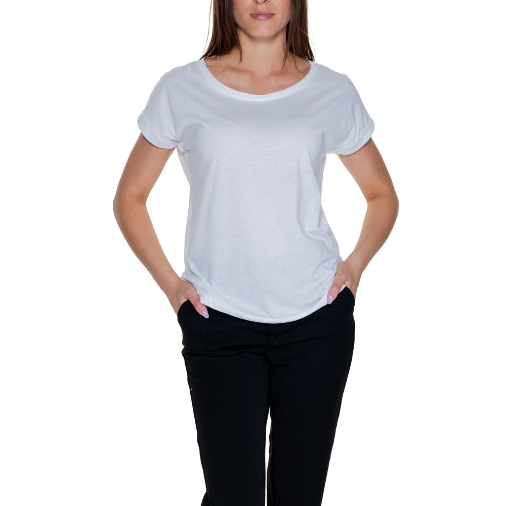 White Cotton T-Shirt - ventzia
