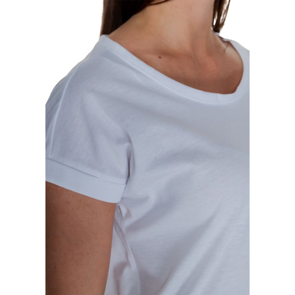 White Cotton T-Shirt - ventzia