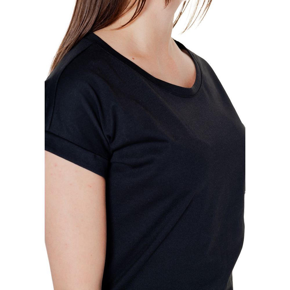 Black Cotton T-Shirt - ventzia