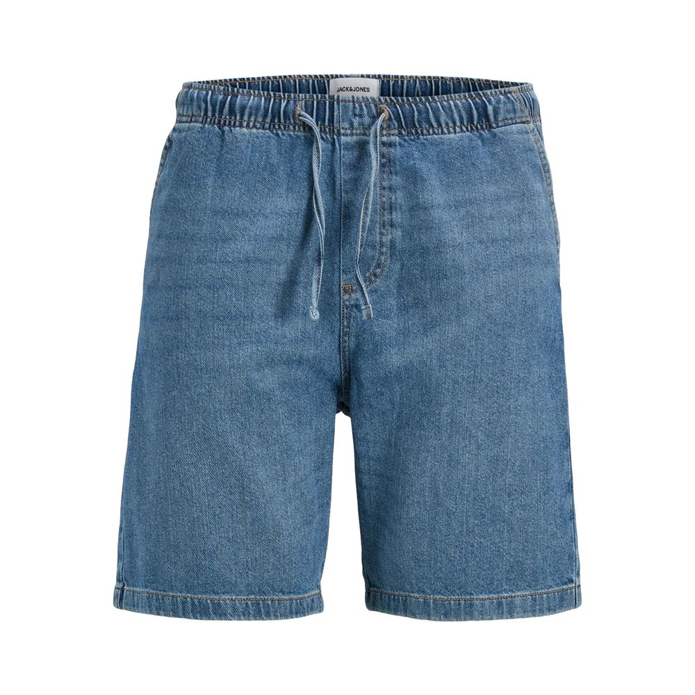 Light Blue Cotton Bermuda - ventzia