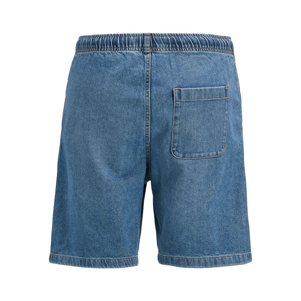 Light Blue Cotton Bermuda - ventzia