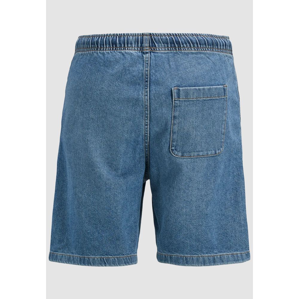 Light Blue Cotton Bermuda - ventzia