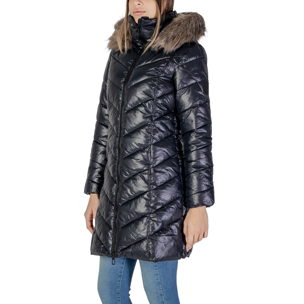 Black Polyamide Jackets & Coat - ventzia