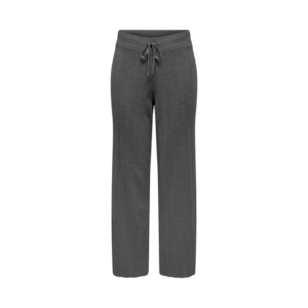 Gray Marabou Pant - ventzia