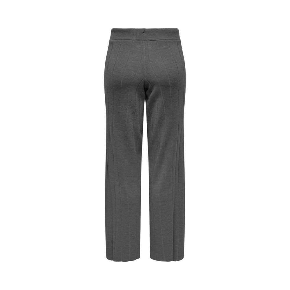 Gray Marabou Pant - ventzia