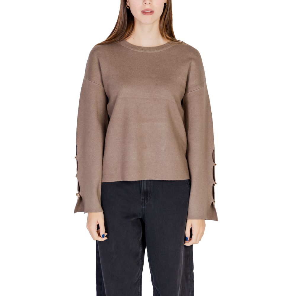 Brown Viscose Sportswear - ventzia