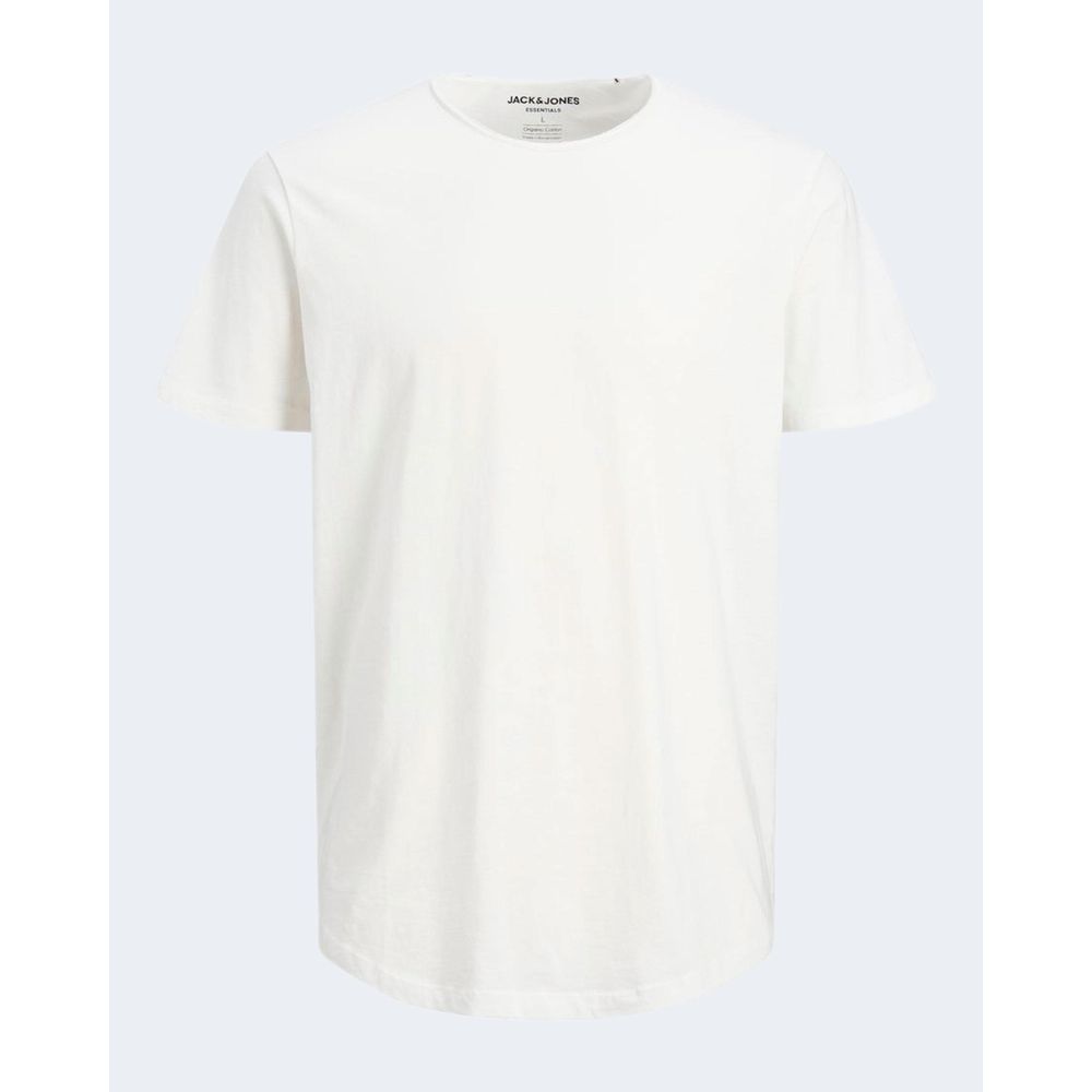 Cream Organic Cotton T-Shirt - ventzia