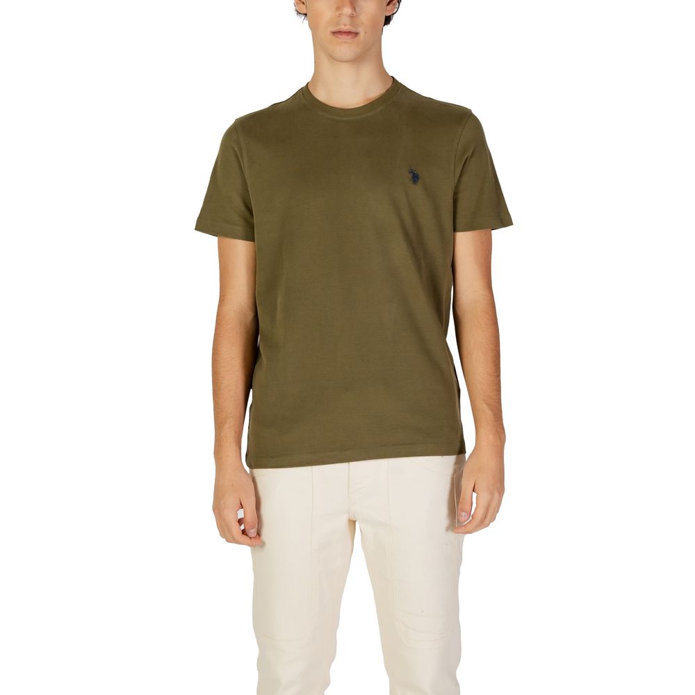 Green Cotton T-Shirt - ventzia