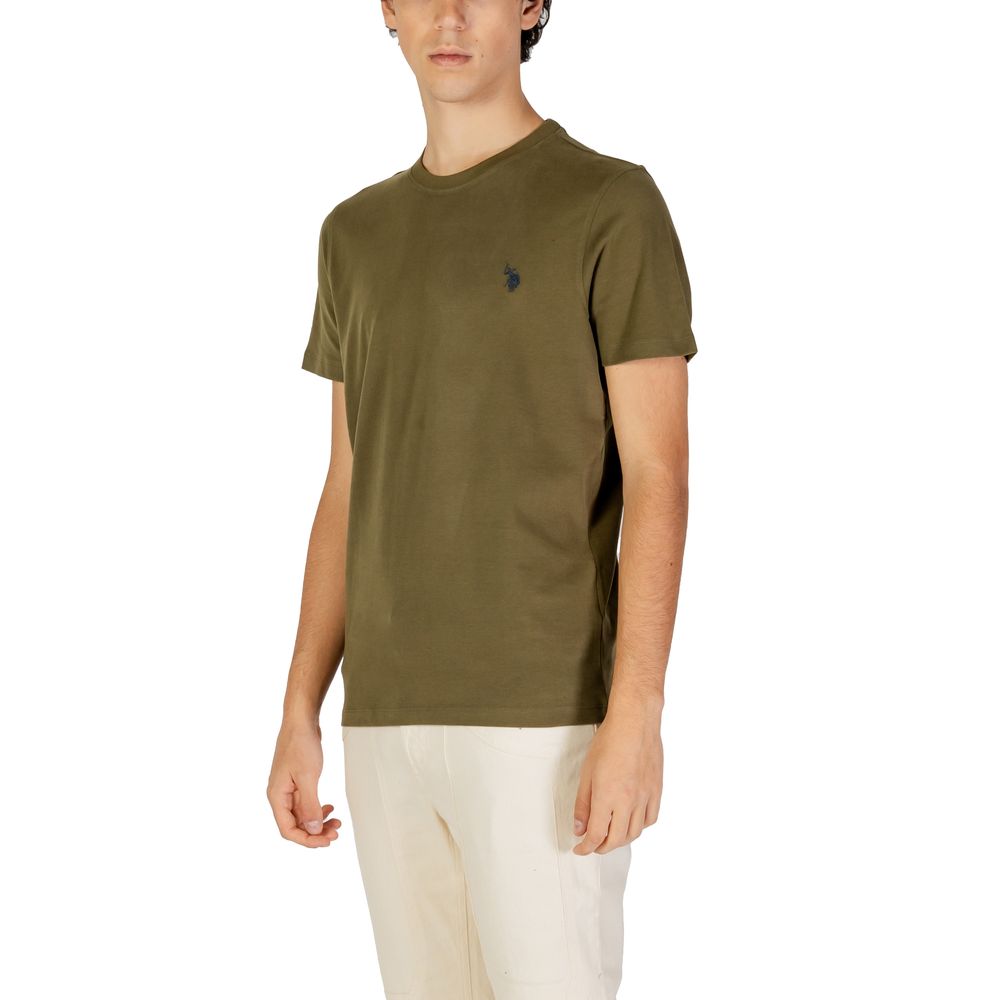 Green Cotton T-Shirt - ventzia