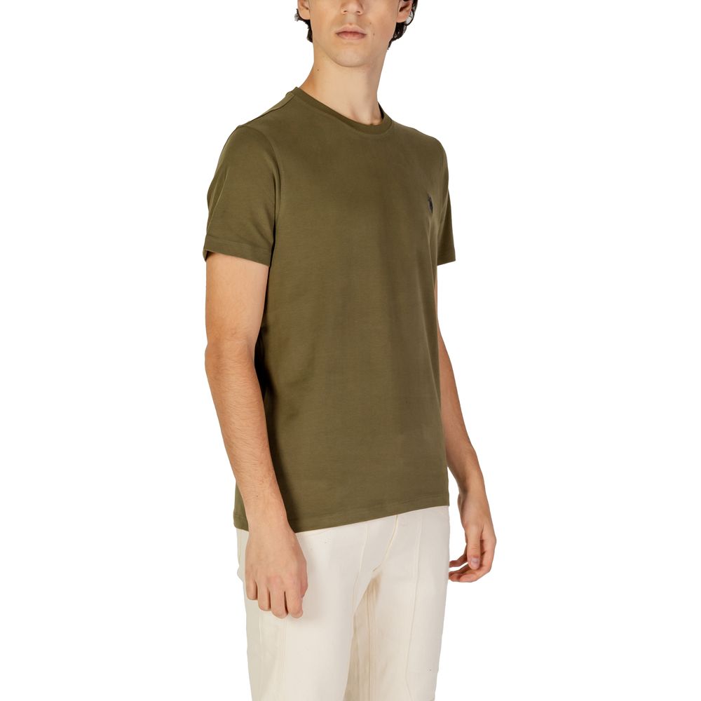 Green Cotton T-Shirt - ventzia