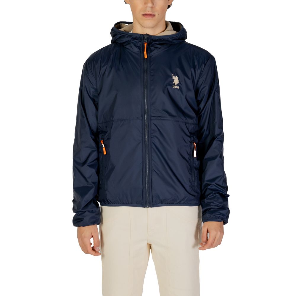 Blue Polyamide Jackets & Coat - ventzia