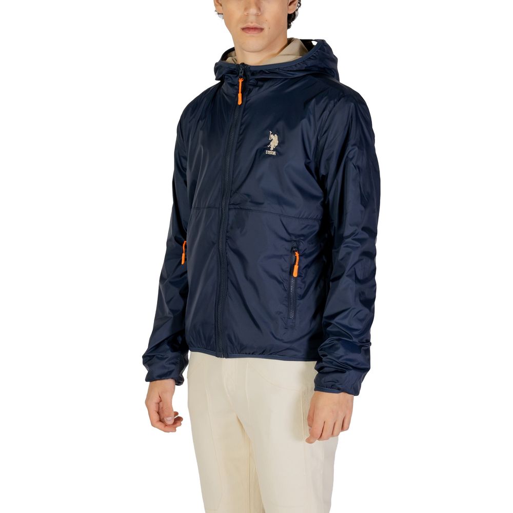 Blue Polyamide Jackets & Coat - ventzia