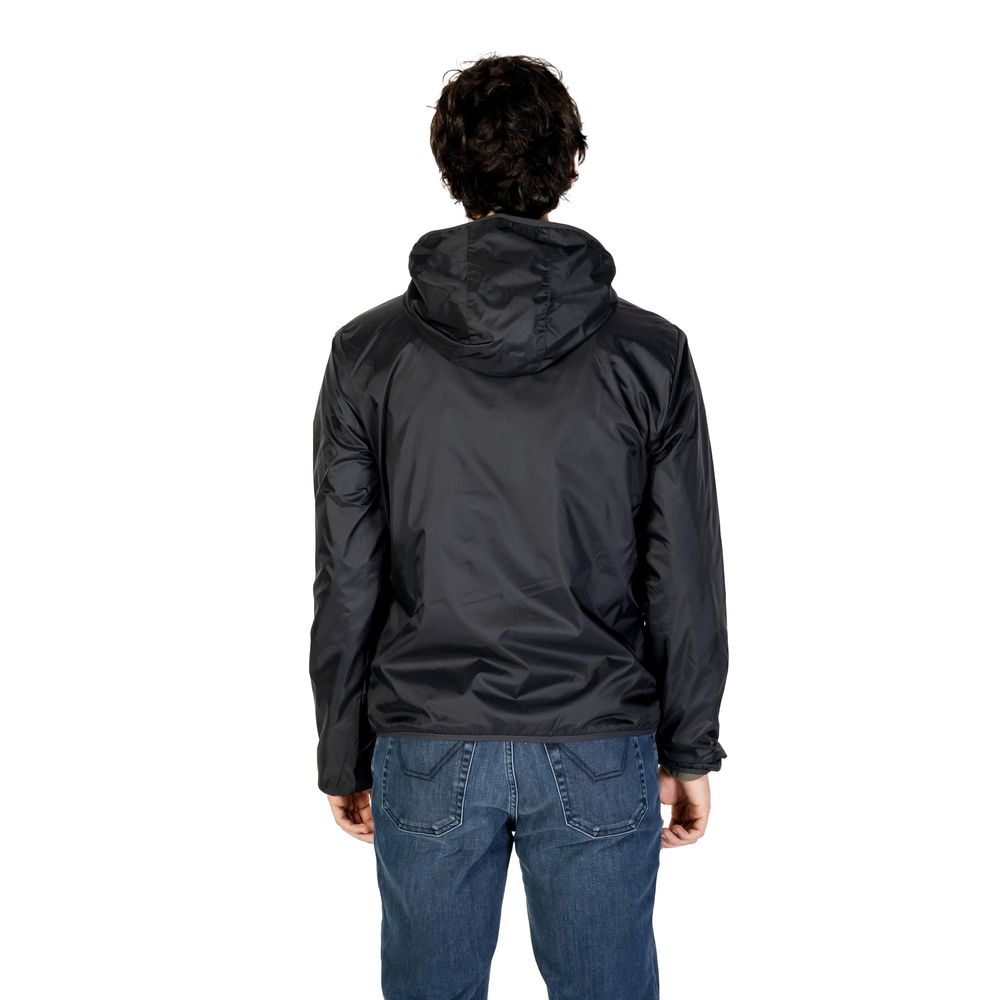 Gray Polyamide Jackets & Coat - ventzia