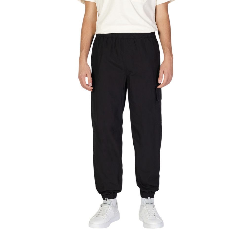 Black Cotton Joggers Workout Pant