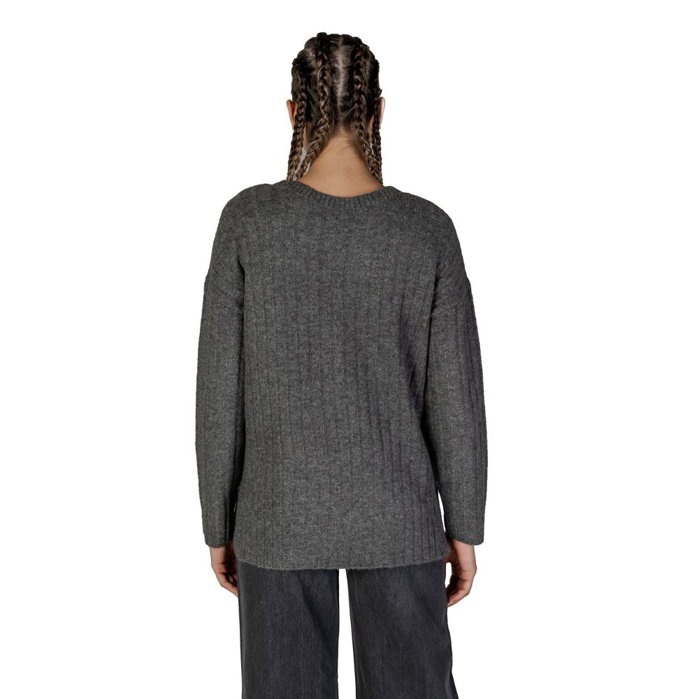 Gray Marabou Sweater