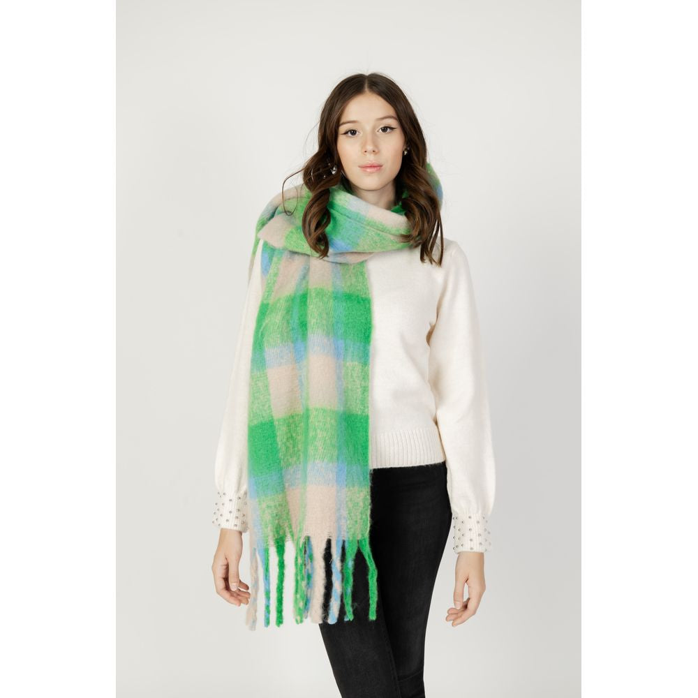 Green Polyester Scarf - ventzia