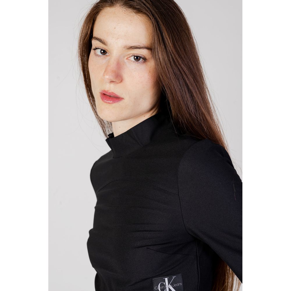 Black Recycled Polyester Top
